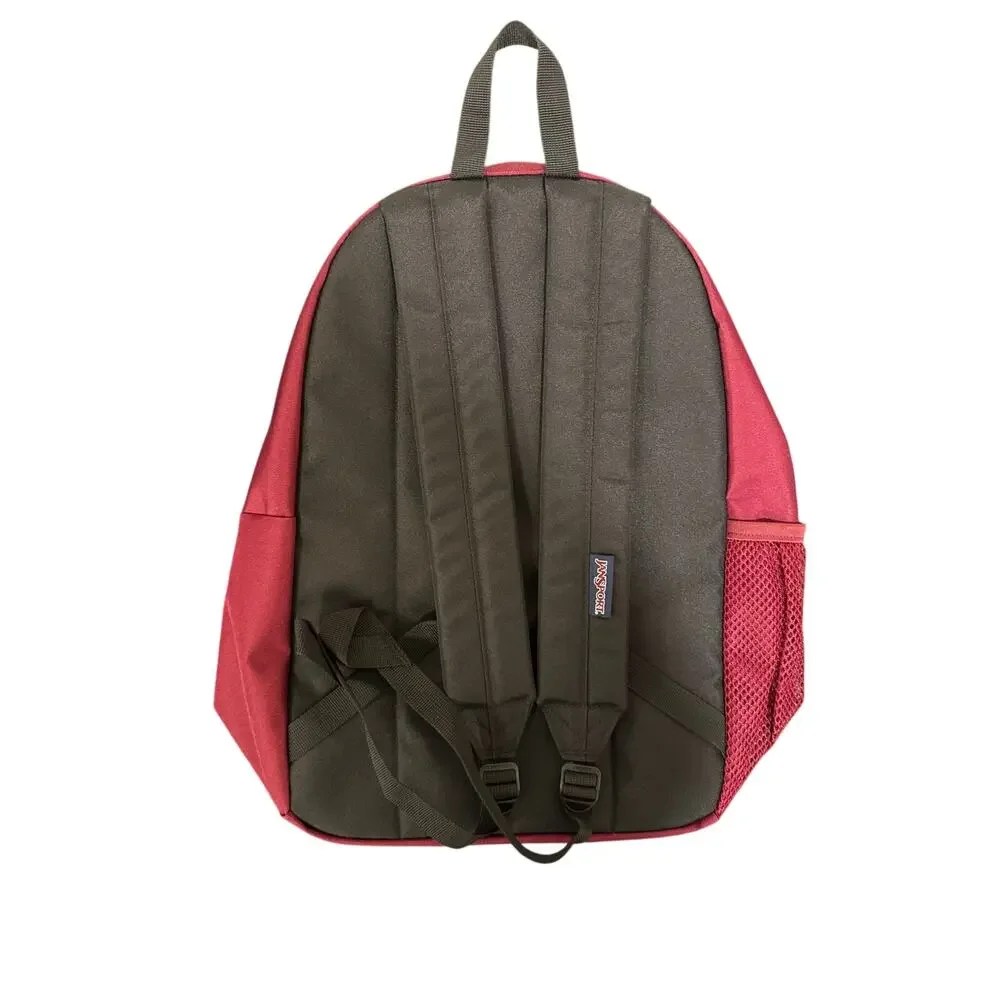 NEW JanSport Essential Pack Backpack Russet Red JS0A83M104S Bookbag Daypack